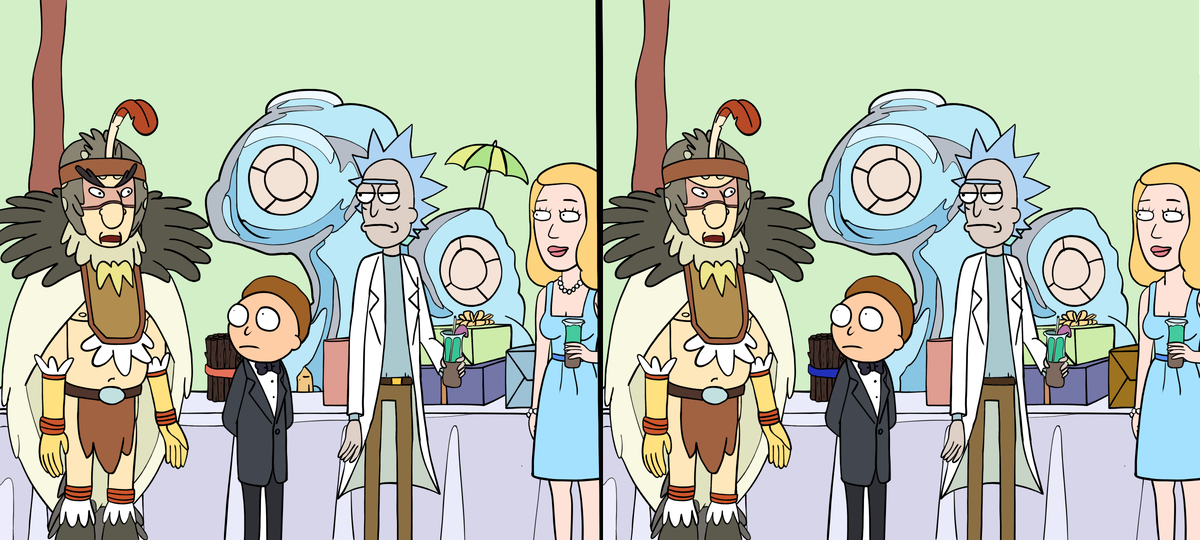Кадр из мультсериала "Рик и Морти"