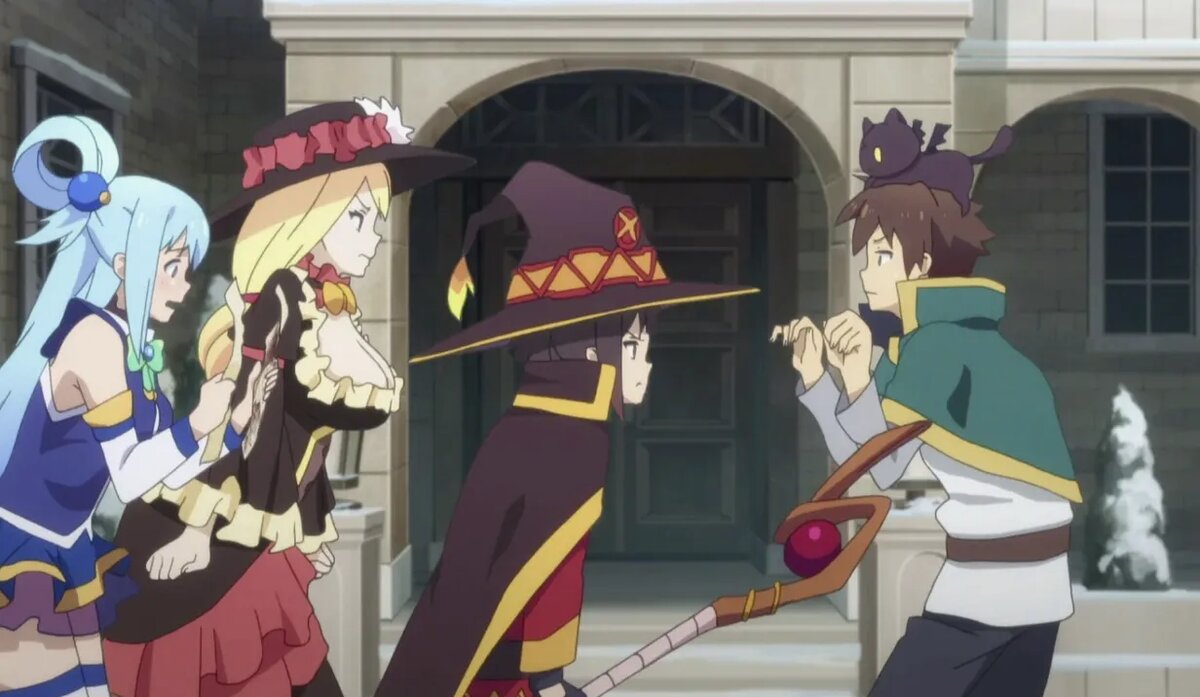 Кадр из аниме «Этот замечательный мир!»   📷