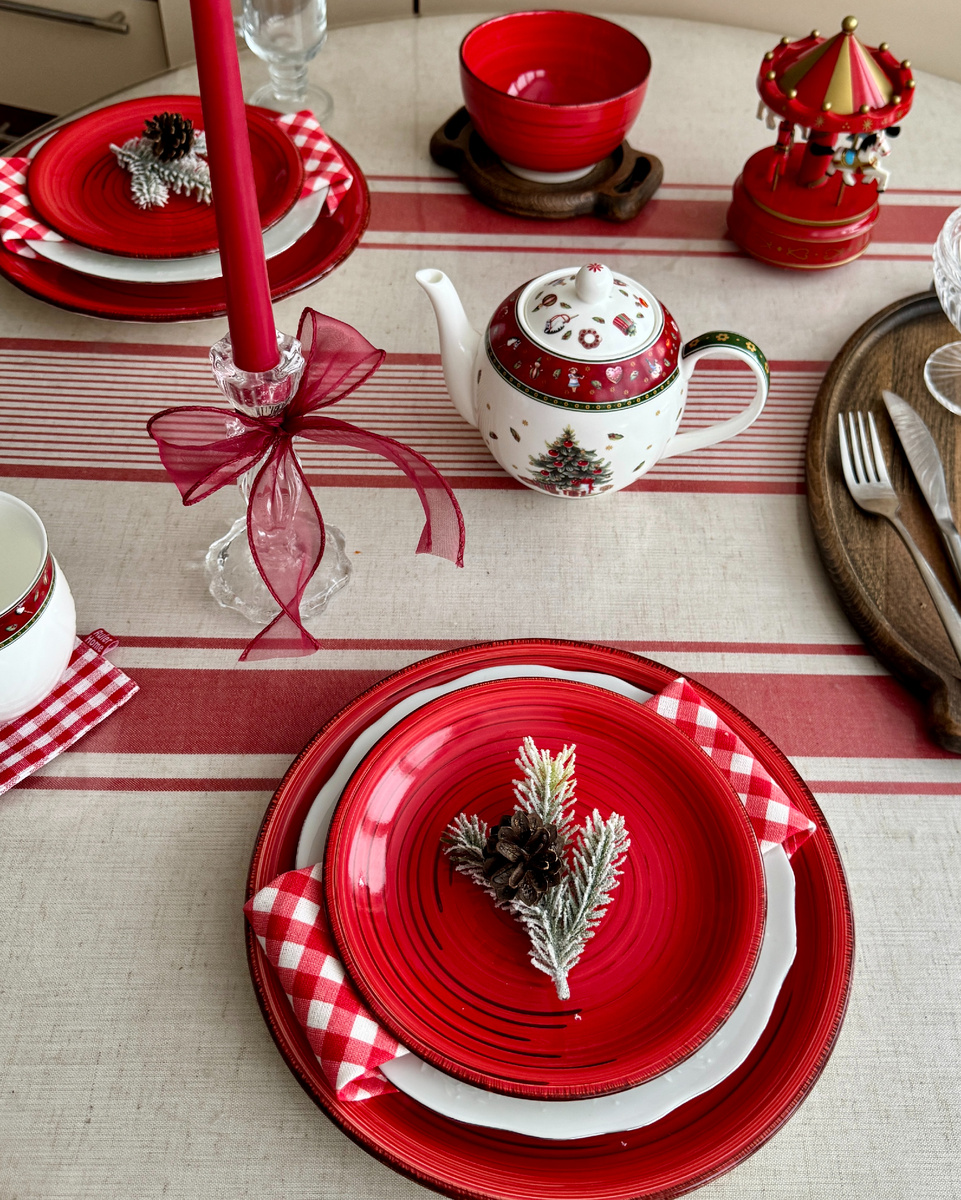 Новогодняя сервировка стола