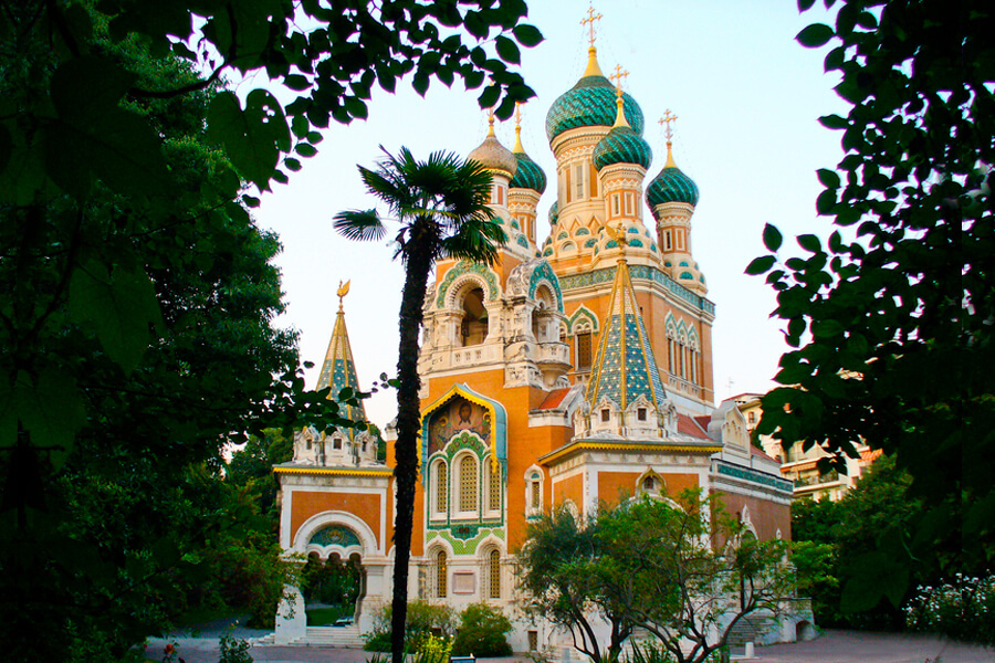 Собор свт. Николая. Освящен в 1912 г., Русская Православная Церковь, Ницца