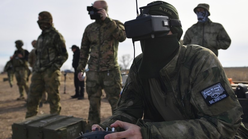     Оператор FPV-дрона РИА Новости Павел Лисицын