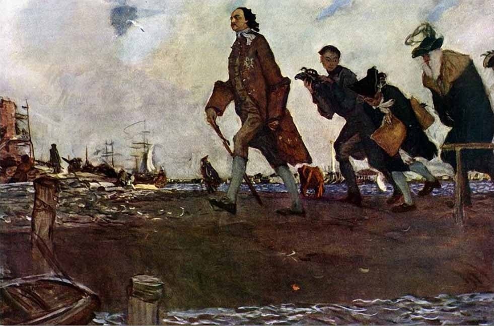 Картина "Петр I", Серов, 1907