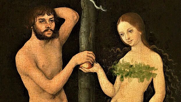 Лукас Кранас. Адам и Ева. 1526. Изображение из открытых источников.