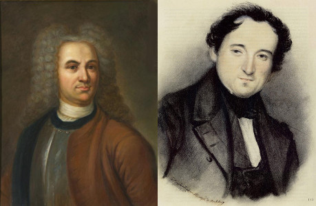 Историк Василий Татищев и поэт Федор Тютчев.