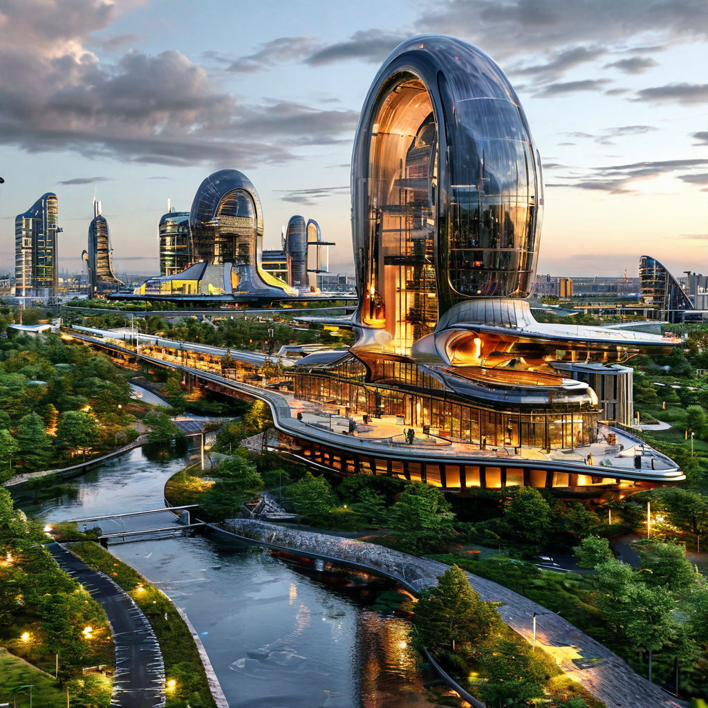 Создано ИИ. Выставочный комплекс № 1.