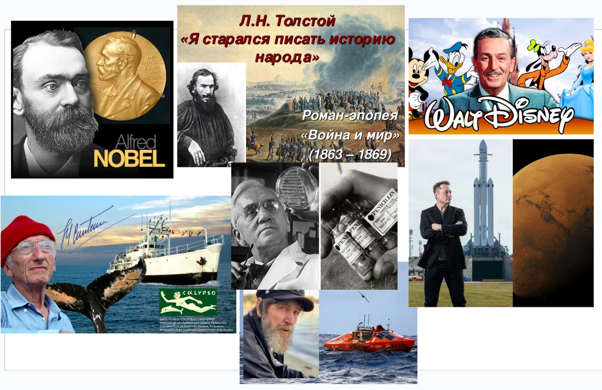 Лучше как можно раньше представить и описать желательный образ, кем могут запомнить вас потомки (да и запомнят ли вообще)