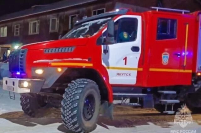    Пожар произошёл в изоляторе военной комендатуры в Якутске.