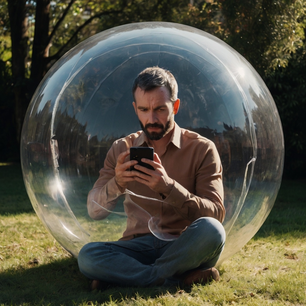 Вне шара остались только ноги.)