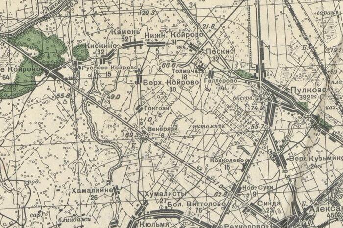 Карта района боевых действий