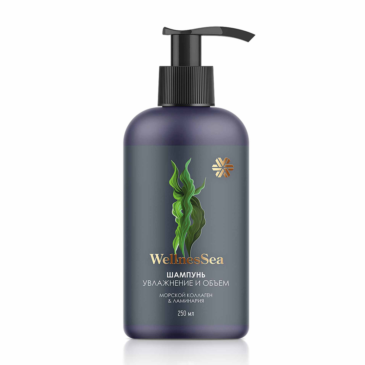 Шампунь (увлажнение и объем) – Wellness Sea
Нормализует работу сальных желез, увеличивает плотность волос и делает их более объемными у корней. Способствует активации роста волос и снижению ломкости. Волосы становятся более эластичными, плотными и объемными.