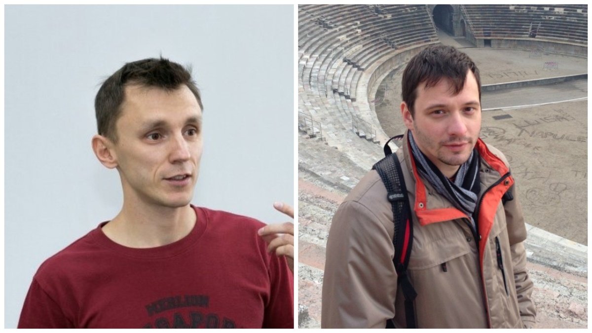 Слева А.Коробков, справа А.Разумков. Фото с личных страниц ВК.