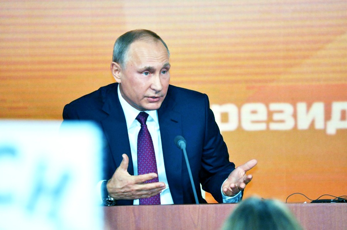 Владимир Путин провел итоговую прямую линию.  Фото: Фото: ФедералПресс / Екатерина Лазарева