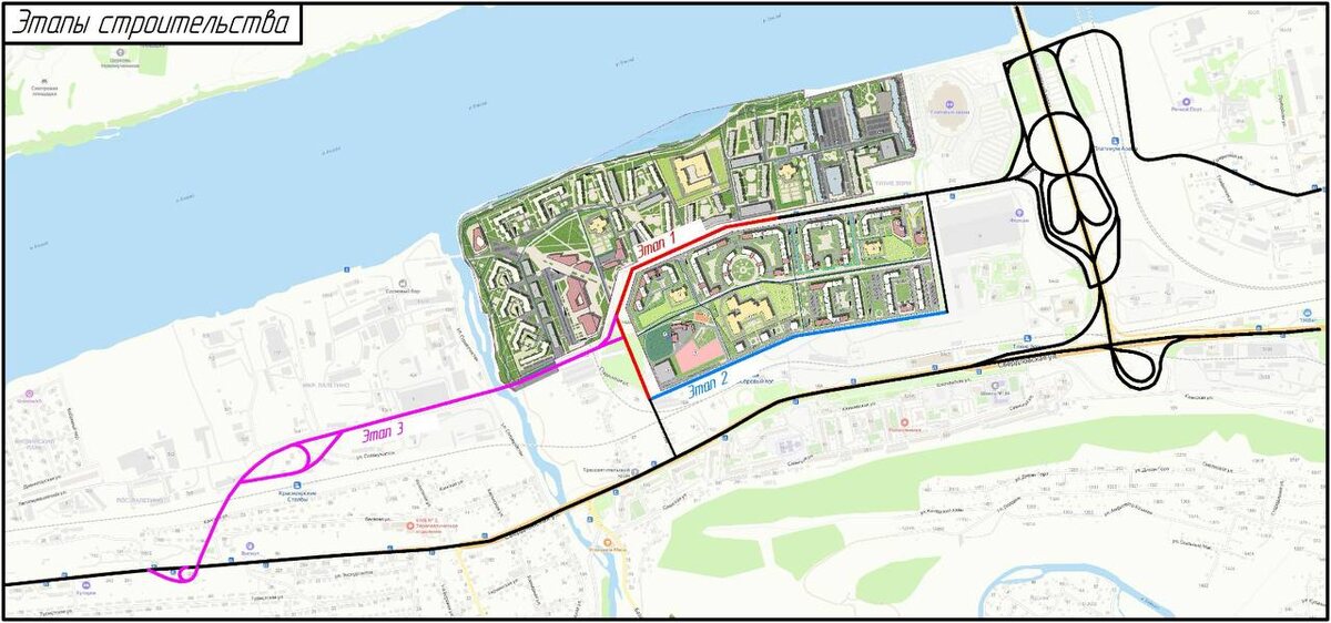     В Красноярске ищут подрядчика для проектирования дороги в микрорайоне «Тихие зори»