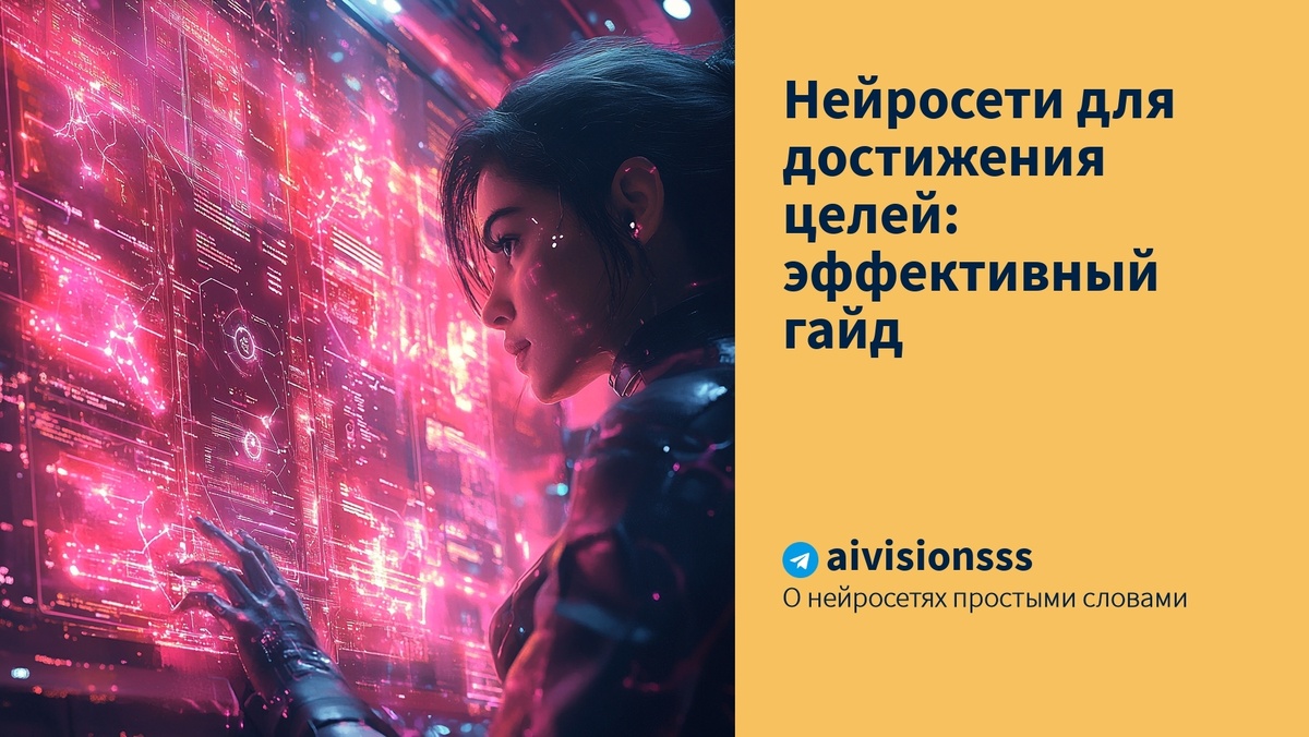    Нейросети для достижения целей: эффективный гайд aivisions