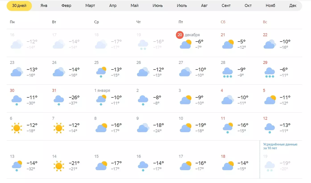 В новогоднюю ночь в Новосибирске ударят морозы до -37