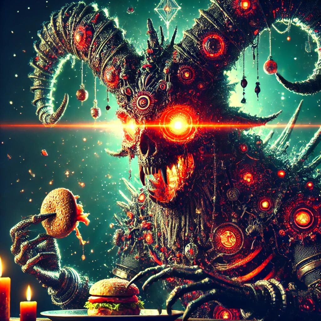 Существо, которое создаёт вредную еду, для манипуляций 