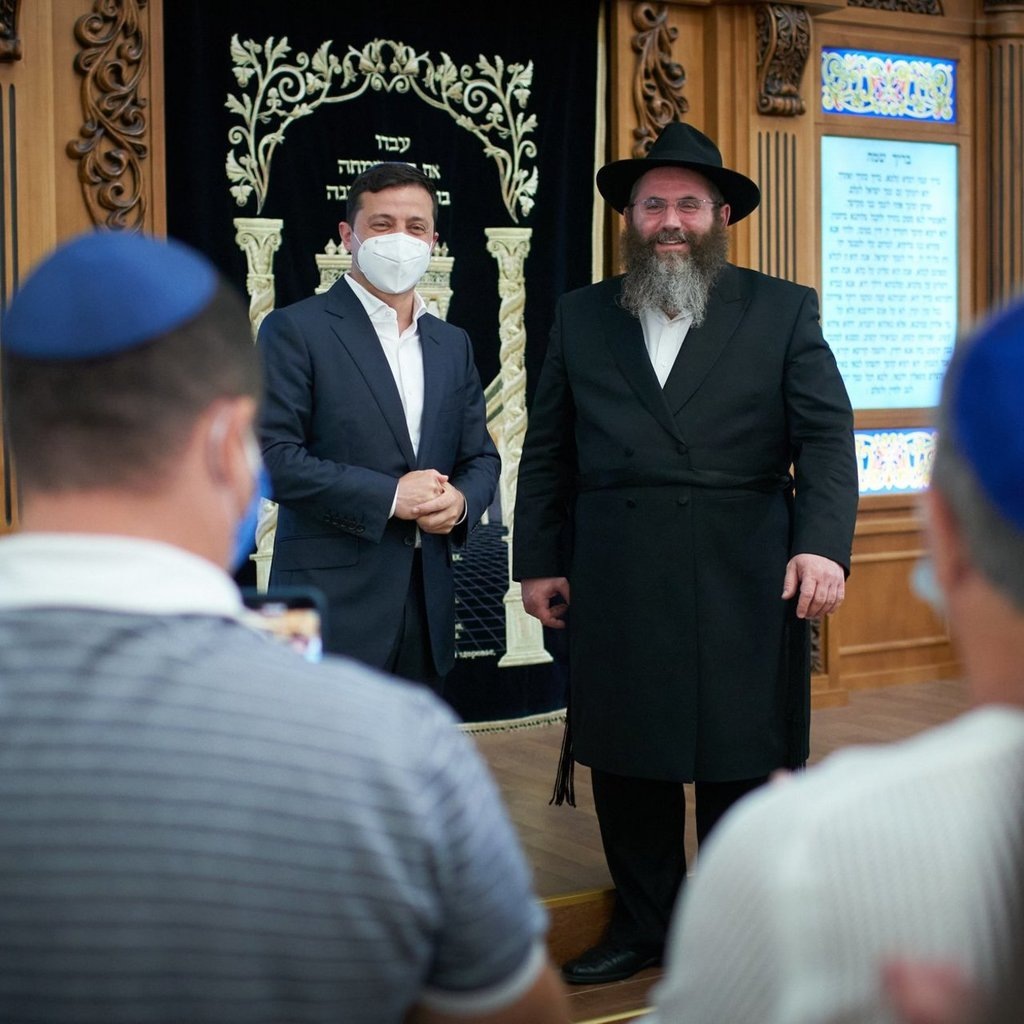 Зеленский в херсонской синагоге «Хабад»