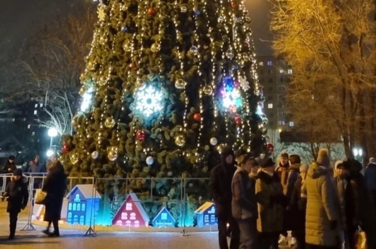    Сегодня в Астрахани зажгутся огни на главной новогодней ёлке