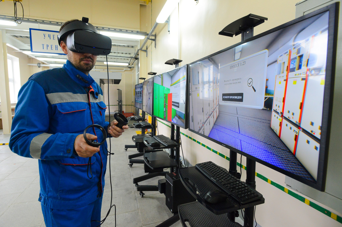 Учебный класс  с применением систем охраны труда на одном из предприятий Красноярского края