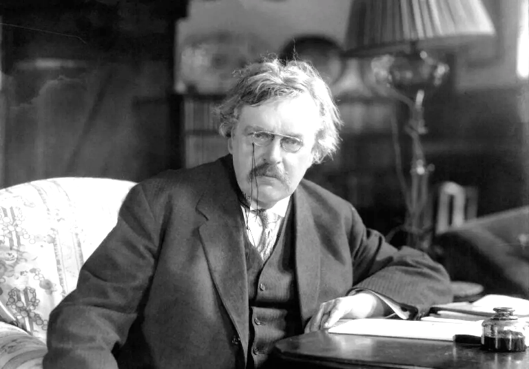 Гилберт Кит Честертон, английский писатель, поэт, философ, журналист конца XIX начала XX веков. Свои произведения он подписывал инициалами Г.К.Честертон (англ. G.K.Chesterton).Источник фото:https://ya.ru/images/search?l