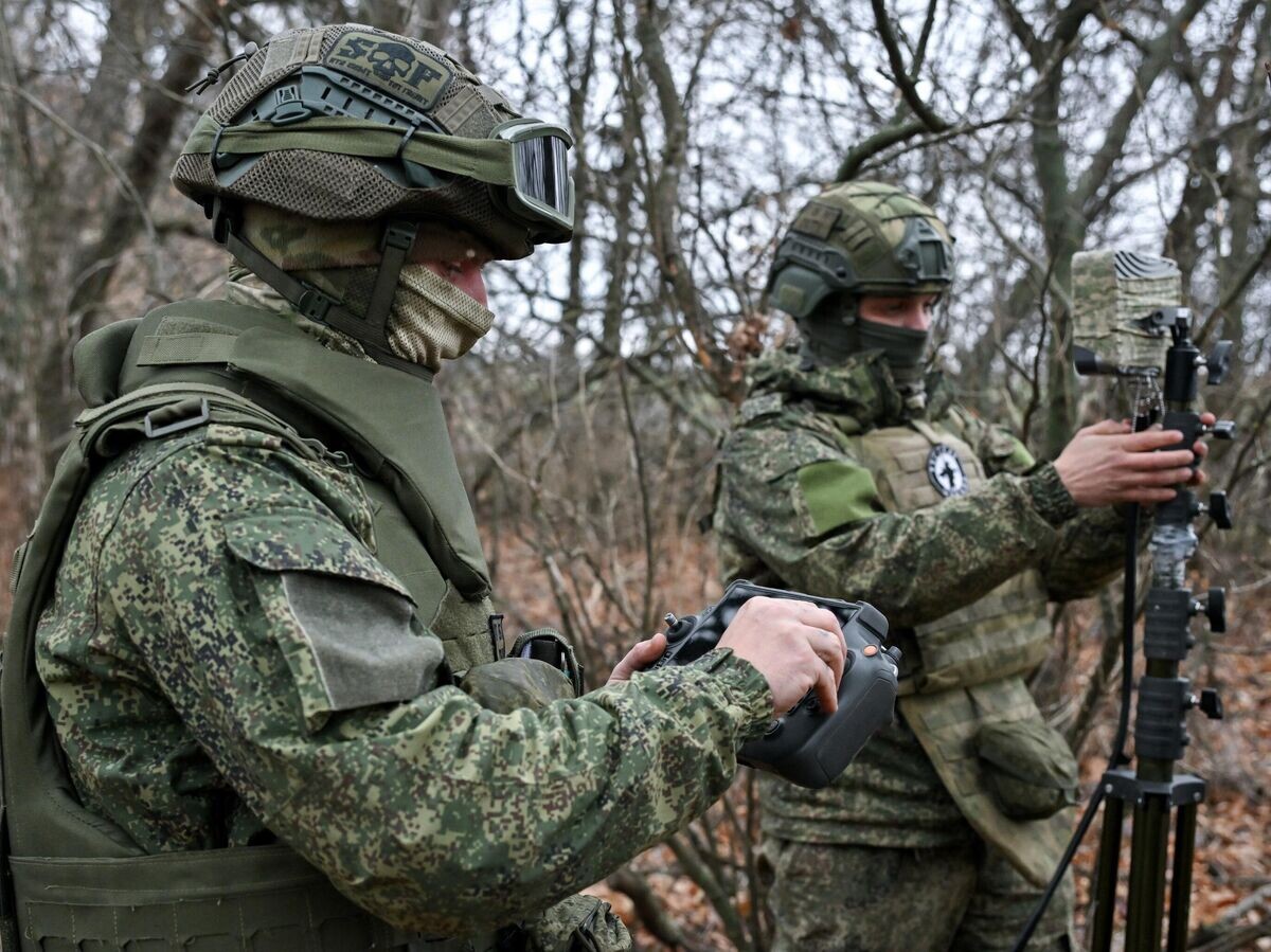    Расчет БПЛА ВС РФ на Запорожском направлении© РИА Новости . Константин Михальчевский