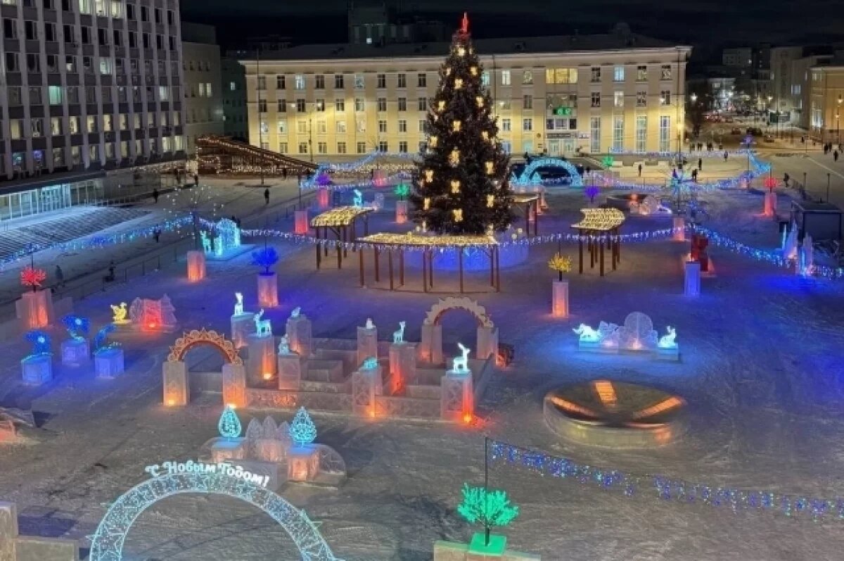    Открытие ледового городка запланировано на 22 декабря.