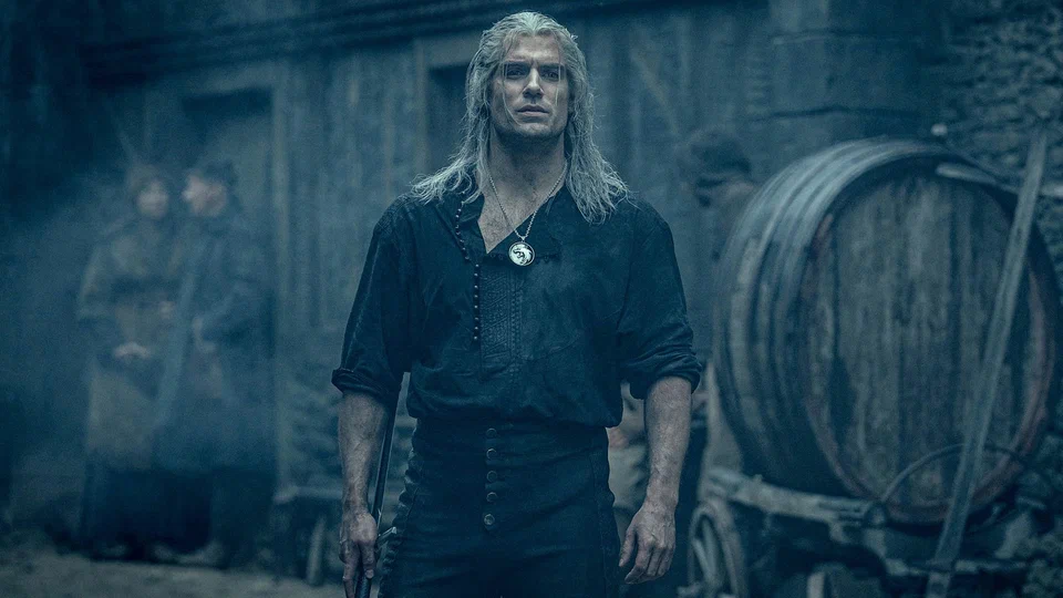 Генри Кавилл в образе Белого Волка. Фото – скриншот сериала «Ведьмак».