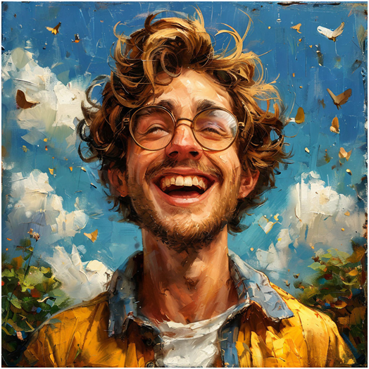 Сгенерировано ИИ- Счастье и Удача в действии.