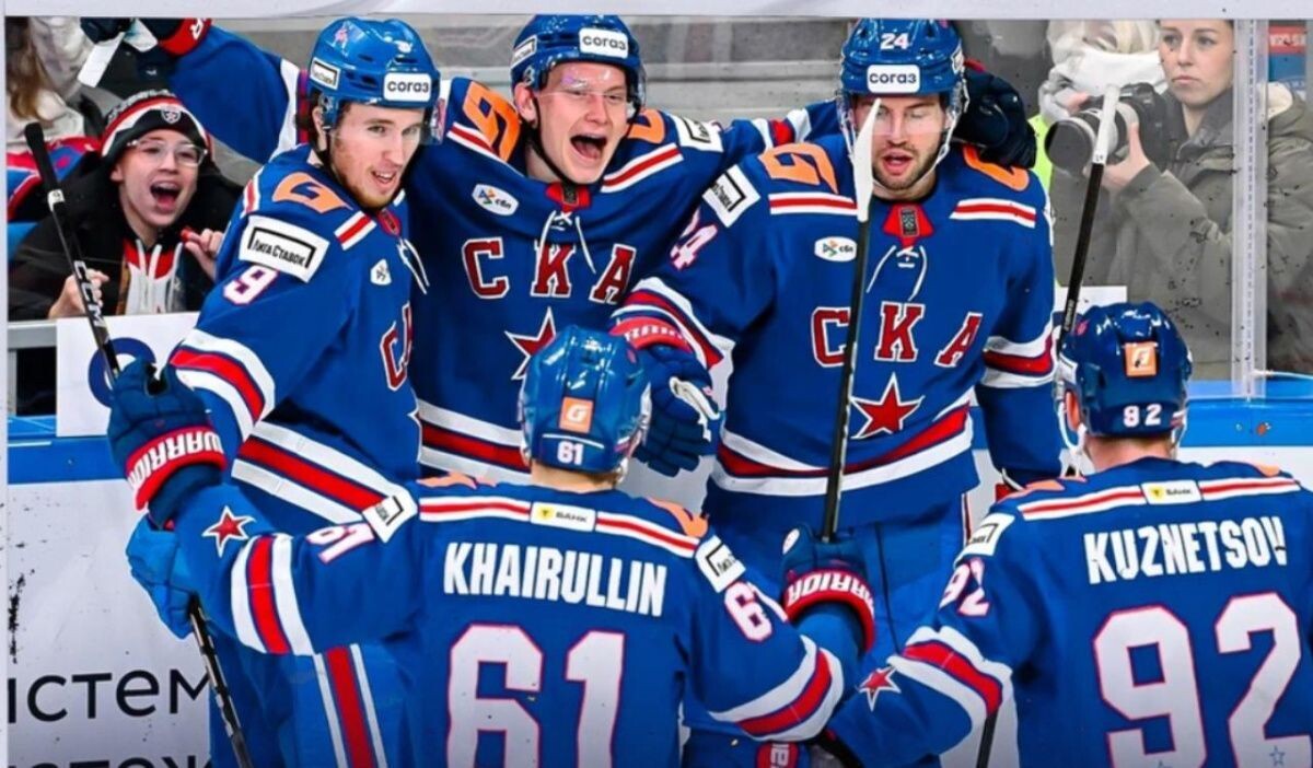     Хоккеисты СКА. Источник: vk.com/ska Автор фото: Пресс-служба ХК СКА