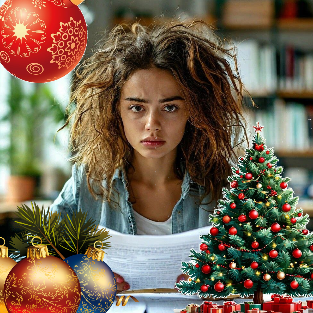 На самом деле так перед Новым годом выглядит очень много людей