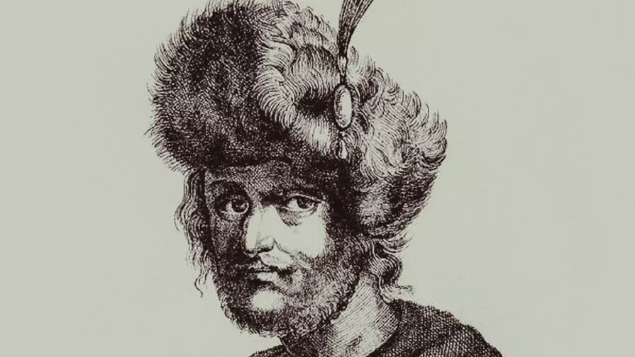 Лжедмитрий II. Гравюра 1698 года