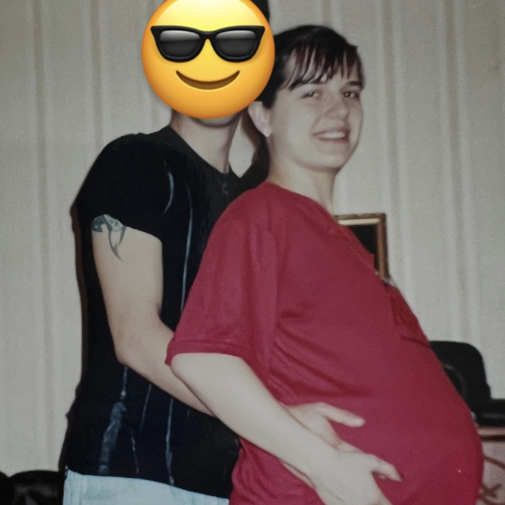 на 9-м месяце беременности