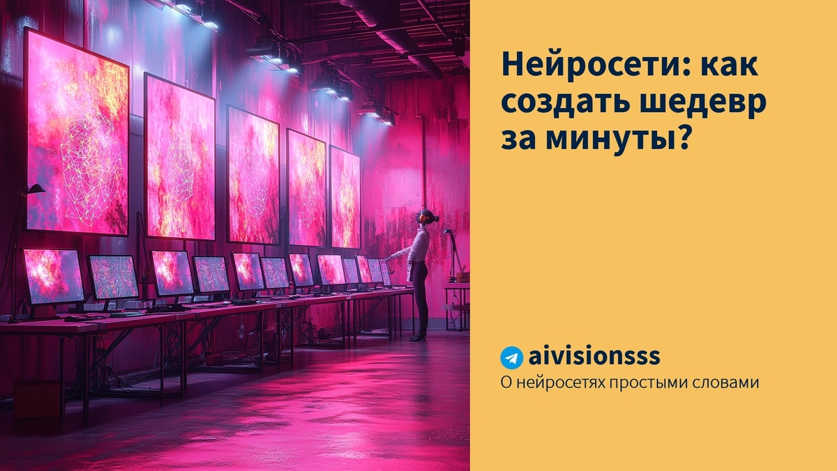    Нейросети: как создать шедевр за минуты? aivisions