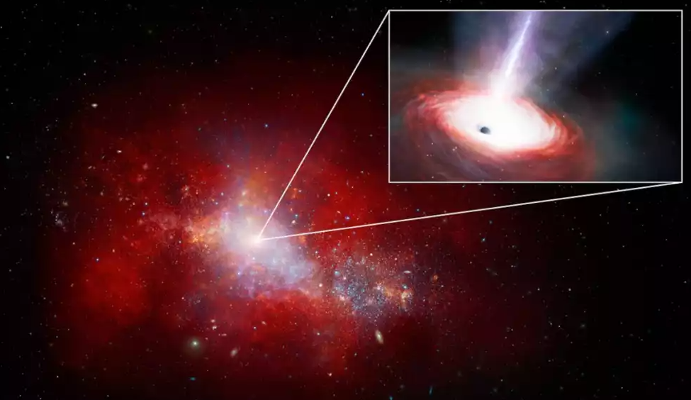 Сверхактивная черная дыра LID-568