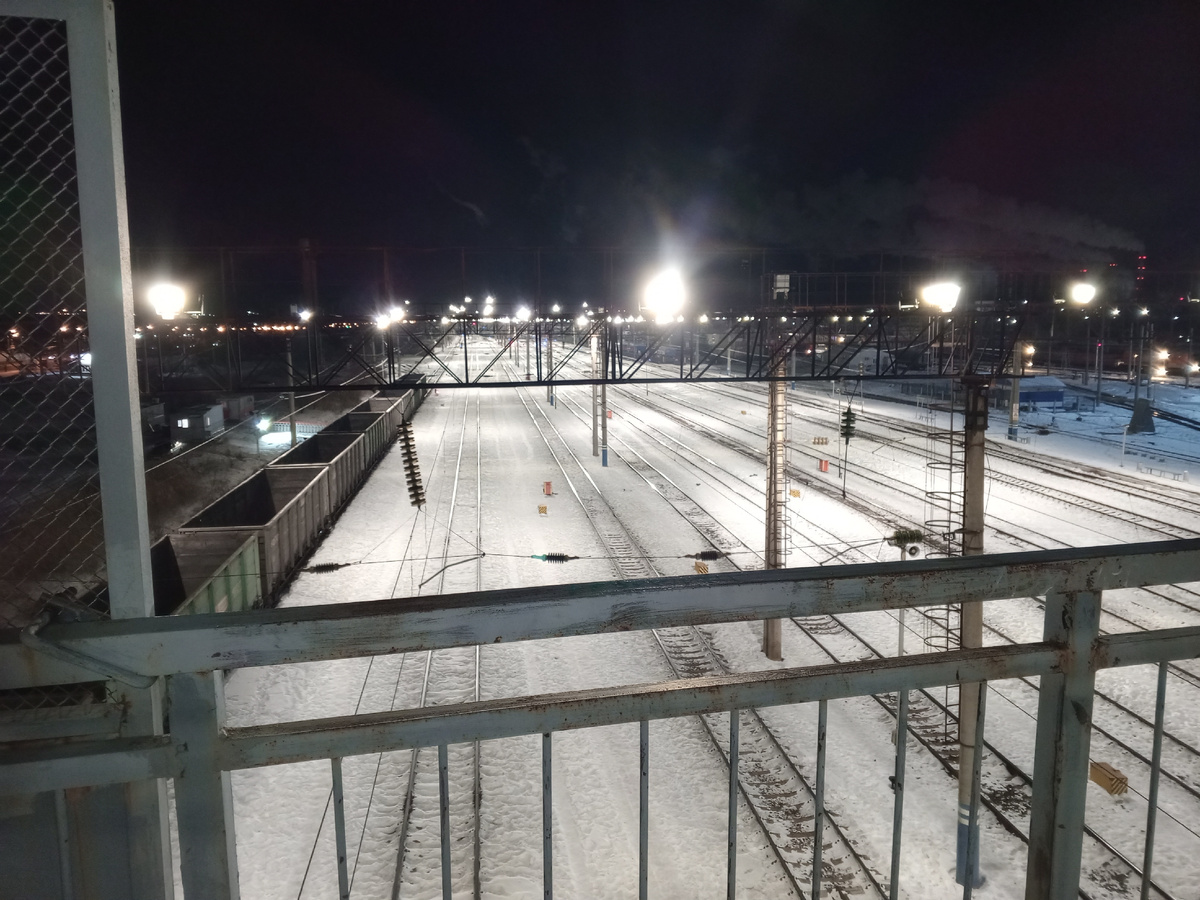 Дорога в снегу