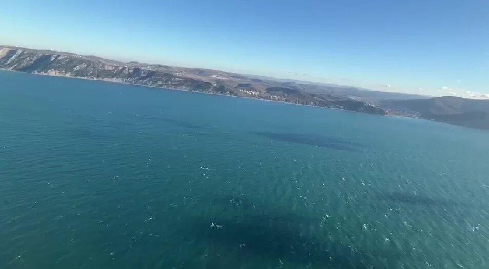 Чёрные пятна в Чёрном море.