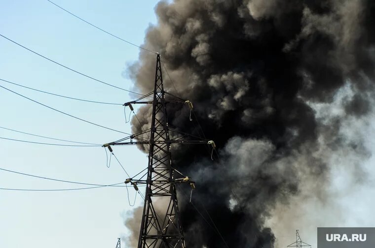 ВС РФ ударили по пункту управления Службы безопасности страны (СБУ). Фото: Вадим Ахметов © URA.RU