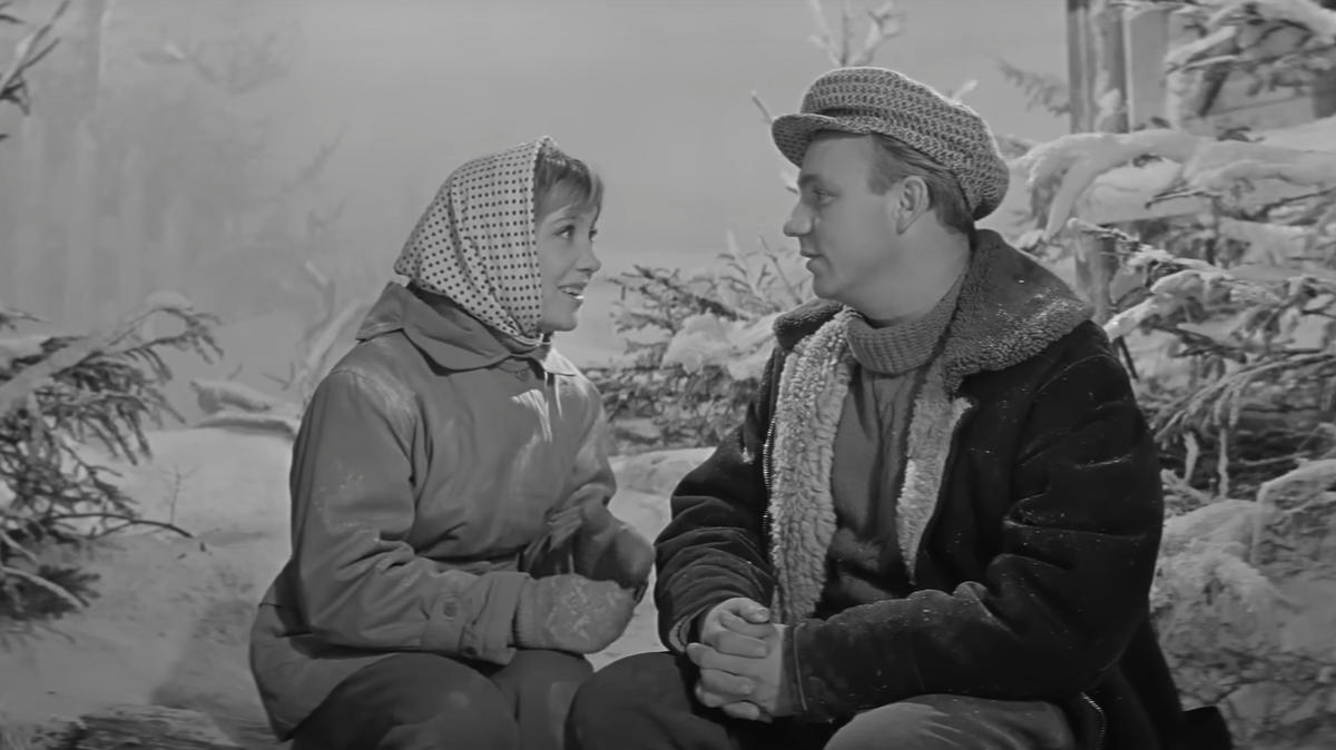 Кадр из фильма «Девчата», производство кинокомпании «Мосфильм», 1961 год, режиссёр Юрий Чулюкин