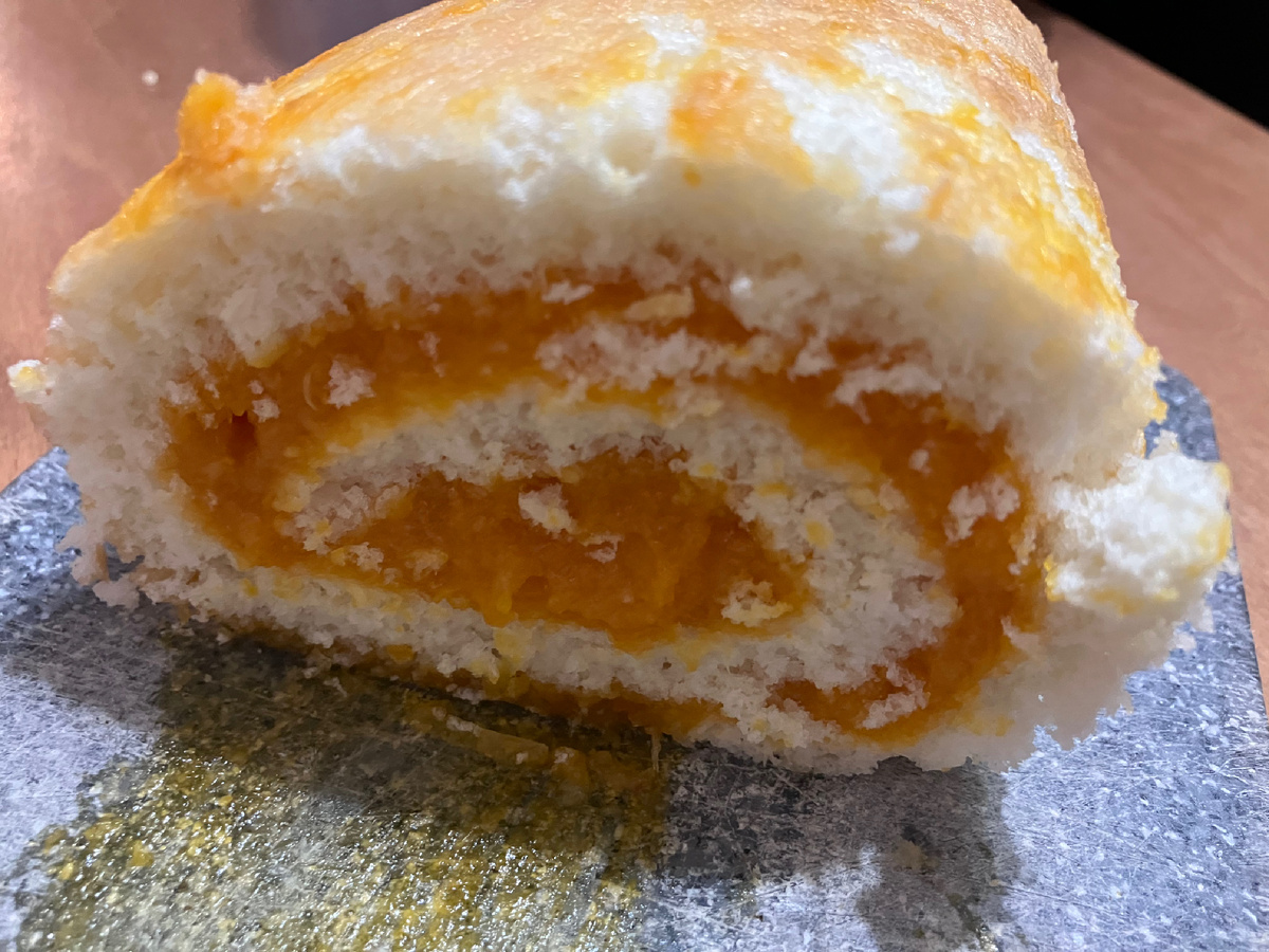 Рулет бисквитный тыквенно-абрикосовый