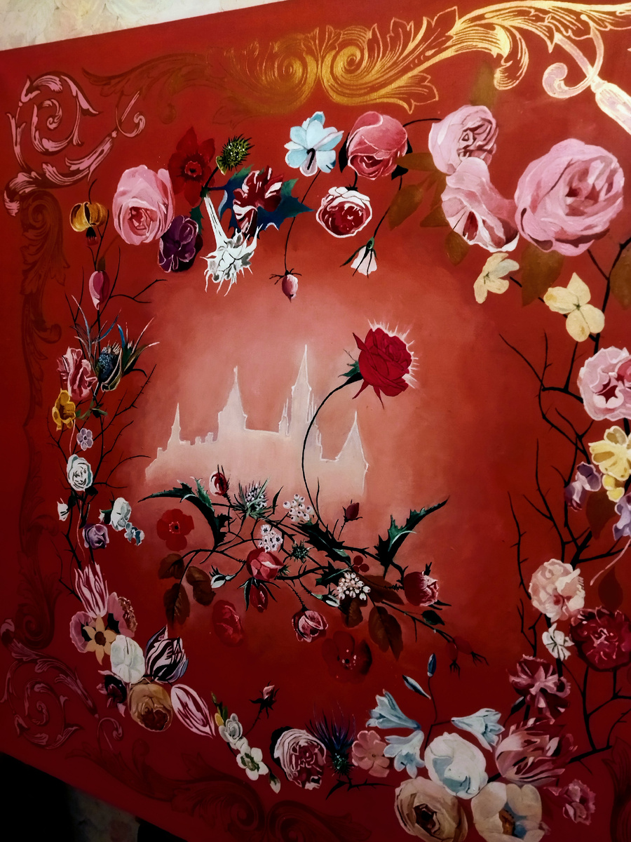 панно-"Замок принцессы" Фрагментально , художник Денис Теклин! 