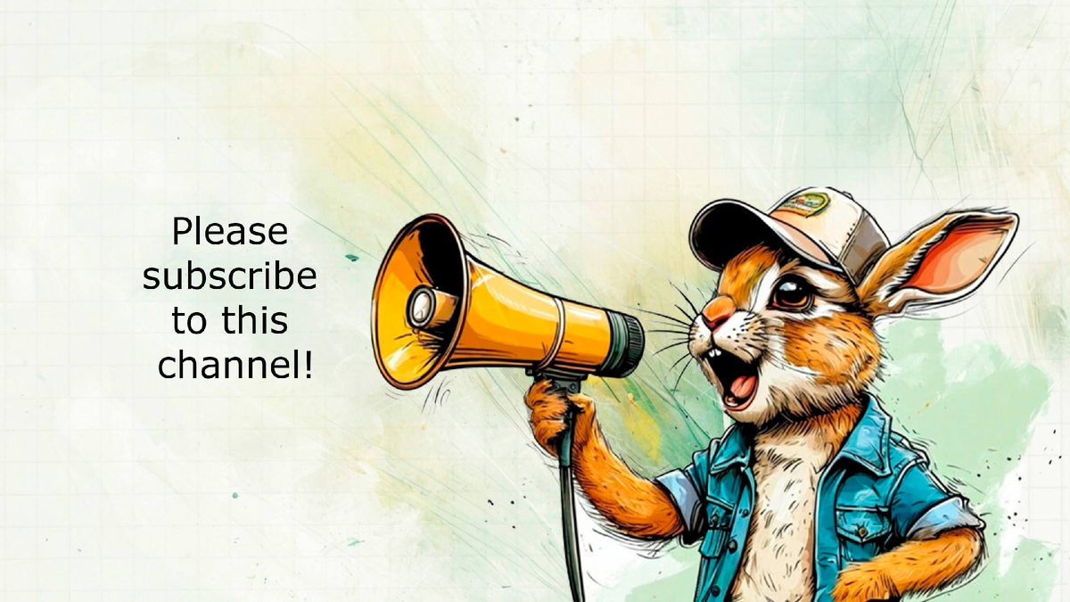 Кролик уже всё знает про запятую после please