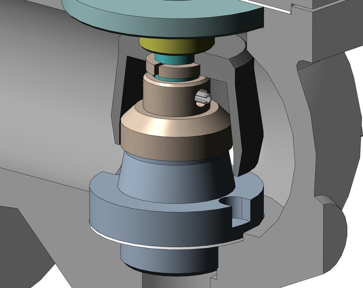 Седло и плунжер предохранительного клапана АСТА П223