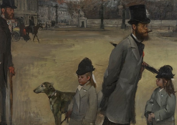 Дега. Площадь Согласия. 1876.