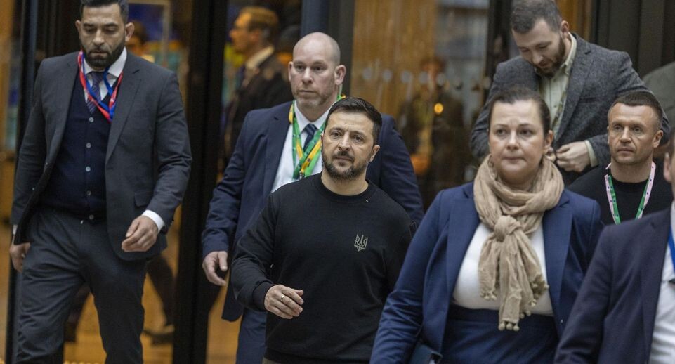    Владимир Зеленский на саммите в Брюсселе, декабрь 2024 года. Nicolas Maeterlinck/Keystone Press Agency / Global Look Press