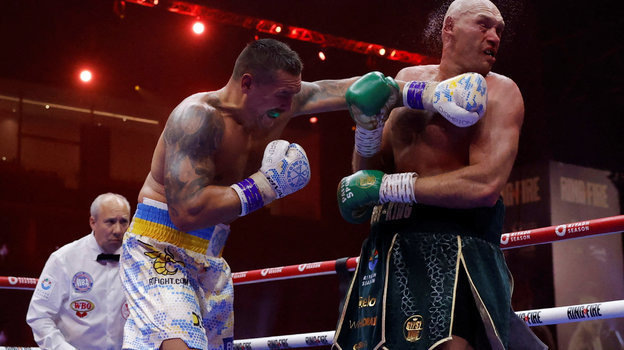 Александр Усик и Тайсон Фьюри 