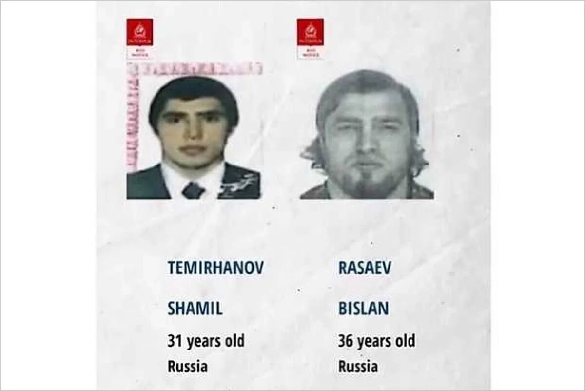    Через Интерпол.