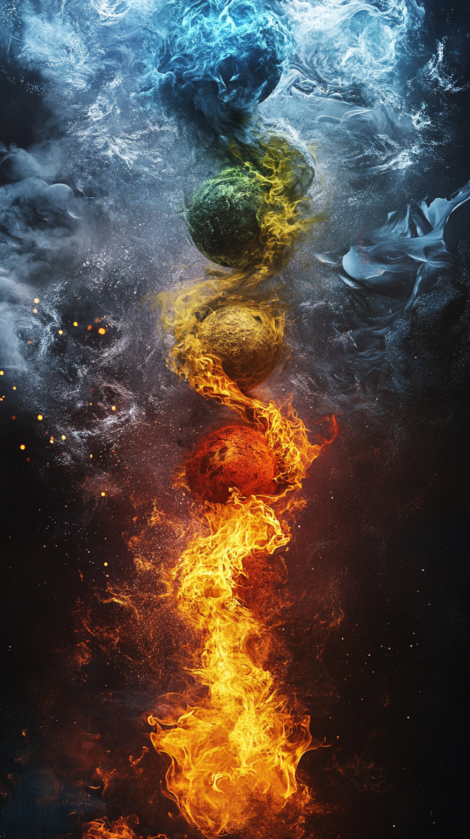 Стихии и темпераменты в астрологии: огонь, воздух, вода, земля