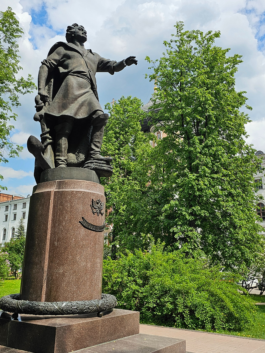 Скульптура Петр I в Измайлово. Фото @margarita_moskowtour