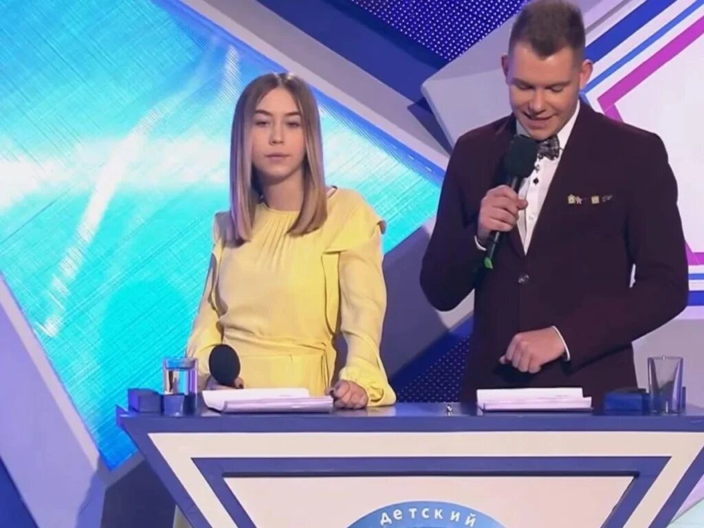Таисия Маслякова на детском КВН
