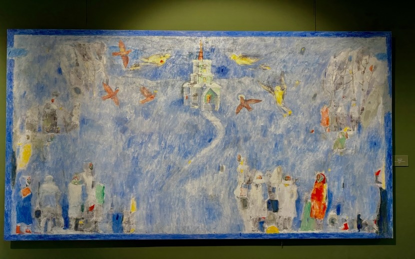  Картина «Россия» (2024), представленная на выставке «40 лет любви». Фото: Вардуи Торосян